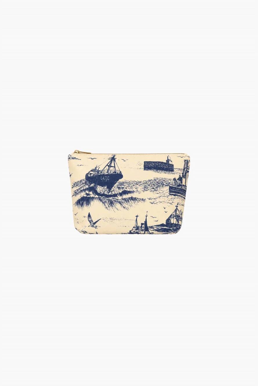 NEW LA PRESTIC OUISTON women's voleuse pouch in mix pecheurs marine